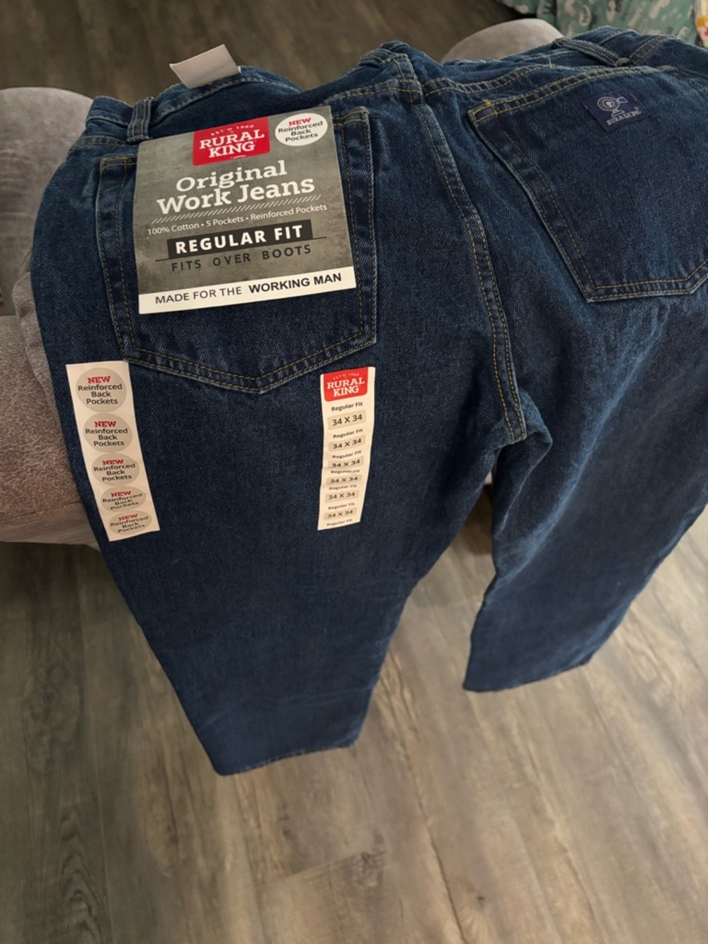 Rural King Original Work Jeans - Relaxed Fit Navy